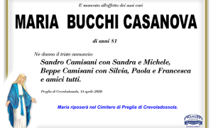 annuncio Maria Bucchi Casanova