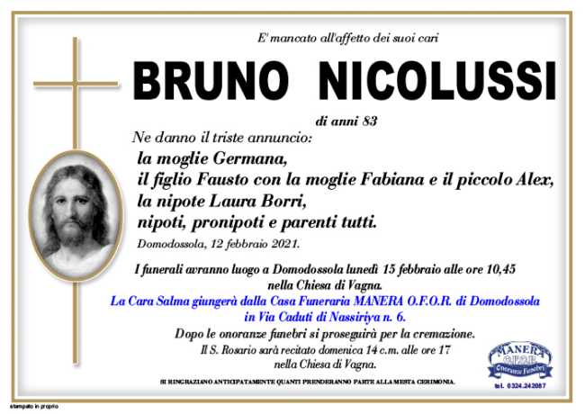 annuncio Nicolussi Bruno