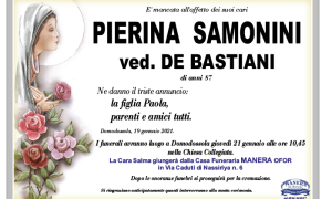 annuncio Samonini Pierina