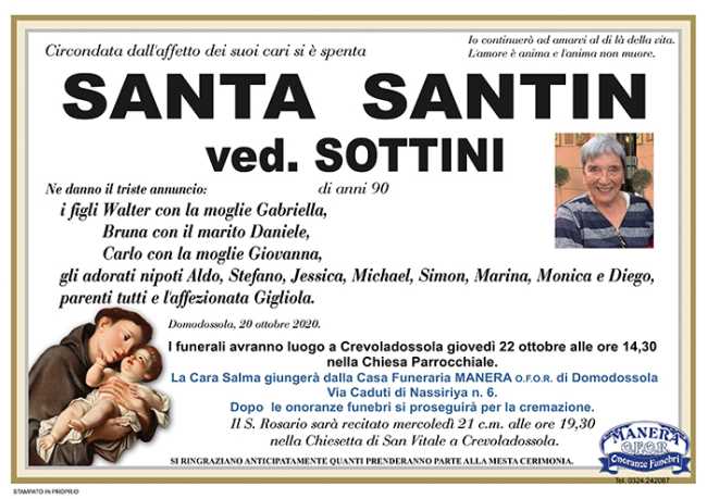 annuncio Santin Santa