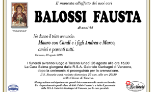 annuncio Balossi Fausta