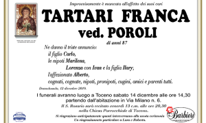 annuncio Tartari Franca