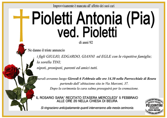 antonia pia PIOLETTI