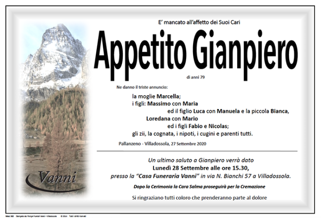 appetito gianpiero