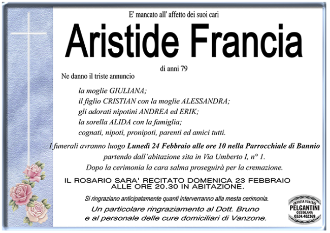 aristide FRANCIA