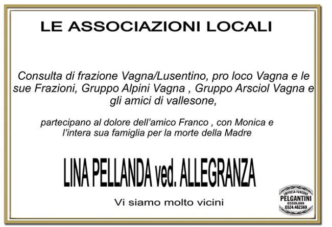 associazioni lina allegranza