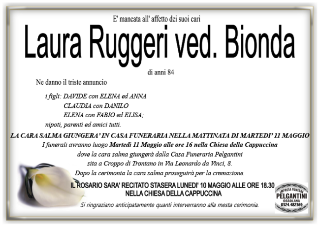 bionda in RUGGERI