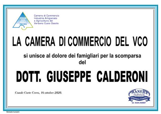 calderoni Camera di Commercio VCO