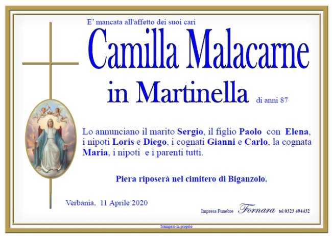 camilla malacarne in martinella