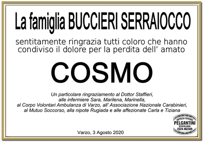 cosmo BUCCIERI