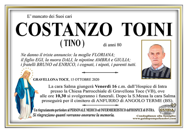 costanzo TOINI