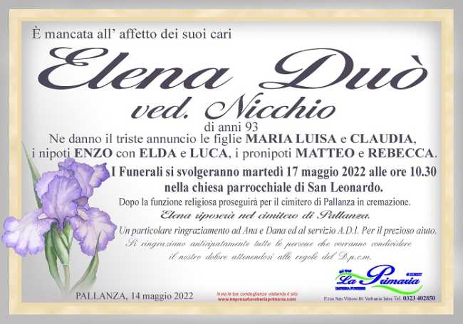 elena duo vedova nicchio