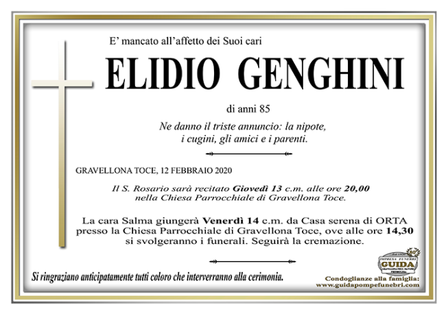 elidio GENGHINI