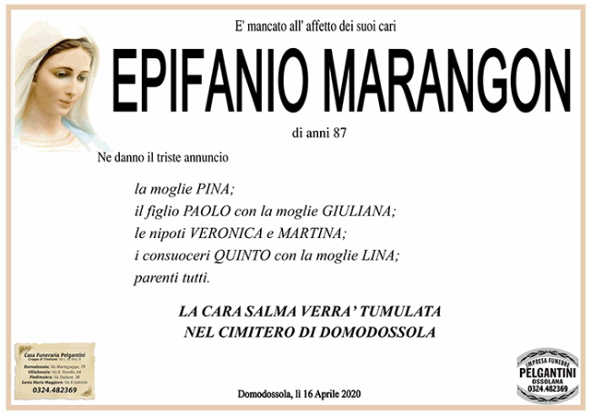 epifanio MARANGON