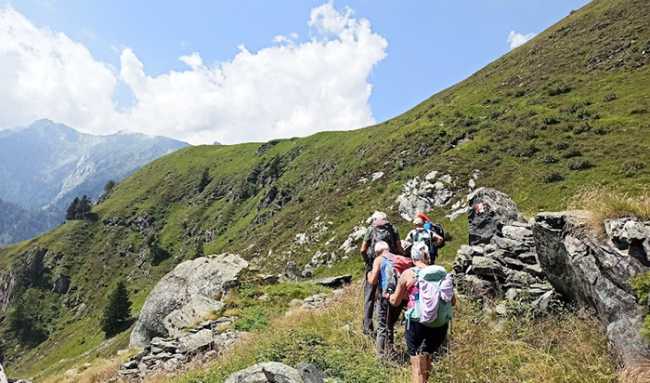 fabbri ciape sentiero montagna escursione prato