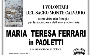 ferrari VOLONTARI SACRO MONTE CALVARIOFerrari Maria Teresa
