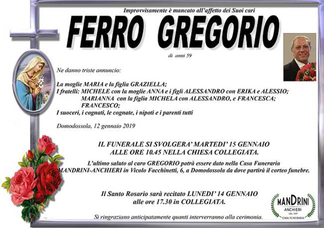 ferro gregorio