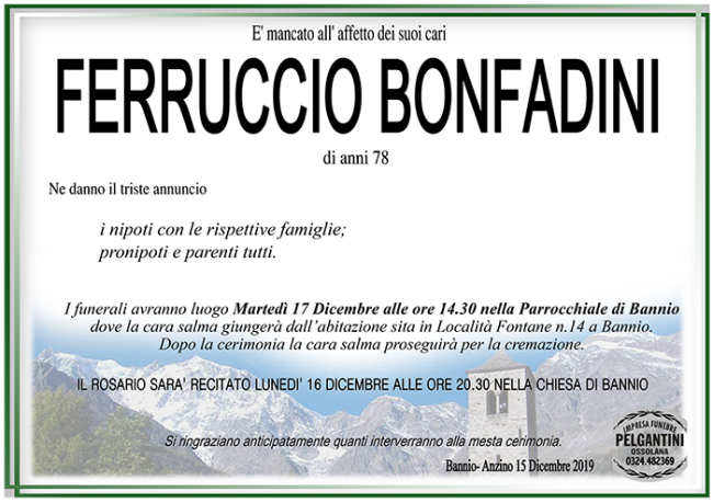 ferruccio BONFADINI