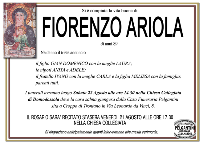 fiorenzo ARIOLA F