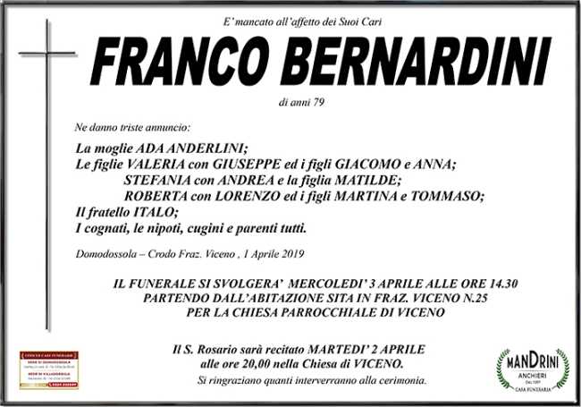 franco bernardini