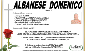 funebre ALBANESE DOMENICO