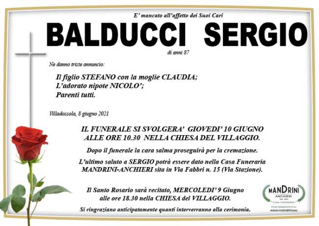 funebre BALDUCCI SERGIO
