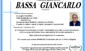 funebre BASSA GIANCARLO