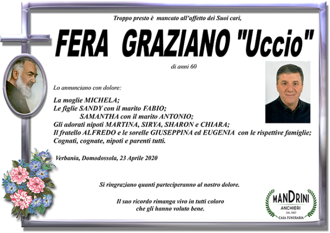 funebre FERA GRAZIANO