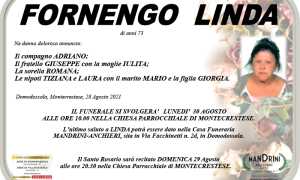 funebre FORNENGO LINDA