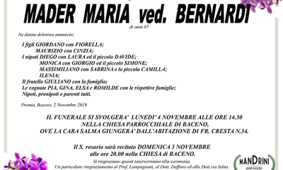 funebre MADER MARIA