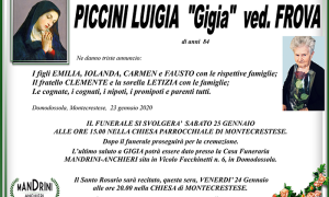 funebre PICCINI LUIGIA