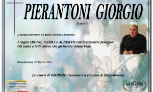 funebre PIERANTONI GIORGIO