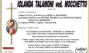 funebre TALAMONI IOLANDA