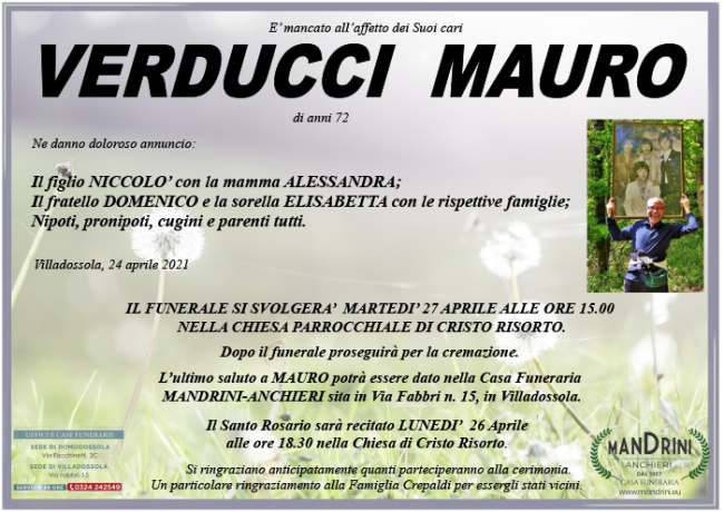 funebre VERDUCCI MAURO
