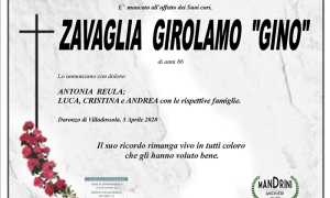 funebre ZAVAGLIA GIROLAMO