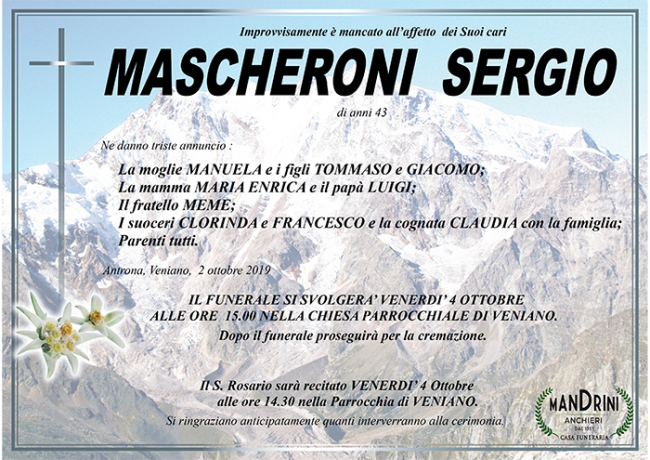 funebre mascheroni sergio