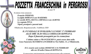 funebre pozzetta franceschina