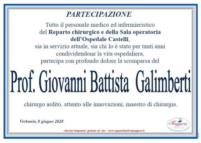 galimberti g b partecipazioni