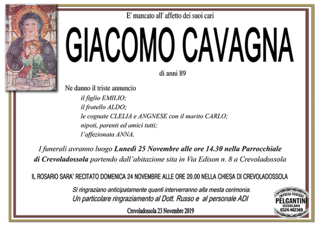 giacomo CAVAGNA