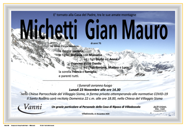 gianMauro Annuncio mod. 303 Michetti 2