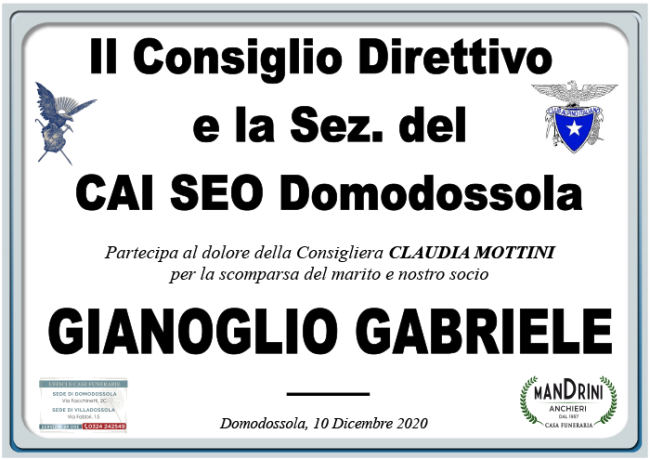 gianoglio PARTECIPAZIONI CAI