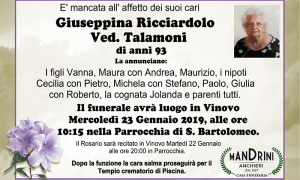 giuseppina ricciardoli talamoni