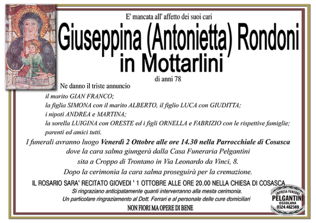 giuseppina ved RONDONI 1