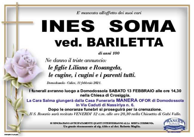 ines annuncio Soma Ines