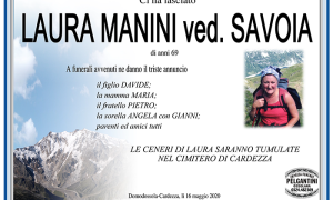 laura manini venerdi pome MANINI