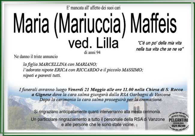 lilla maria maffeis
