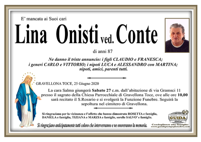 lina onisti CONTE