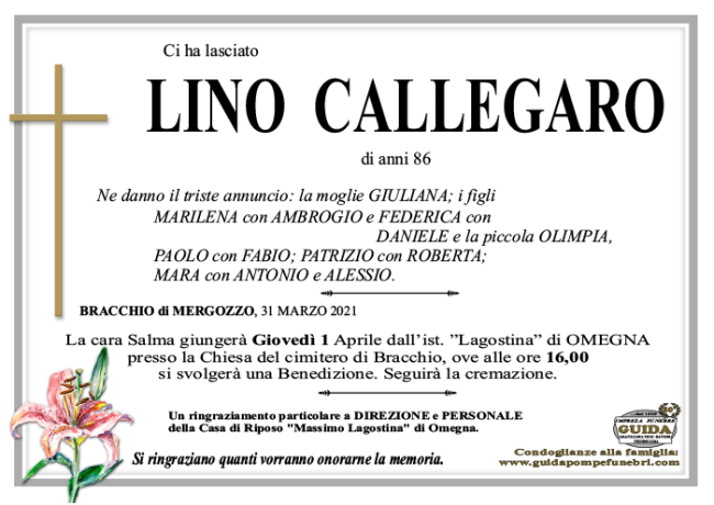 lino CALLEGARO