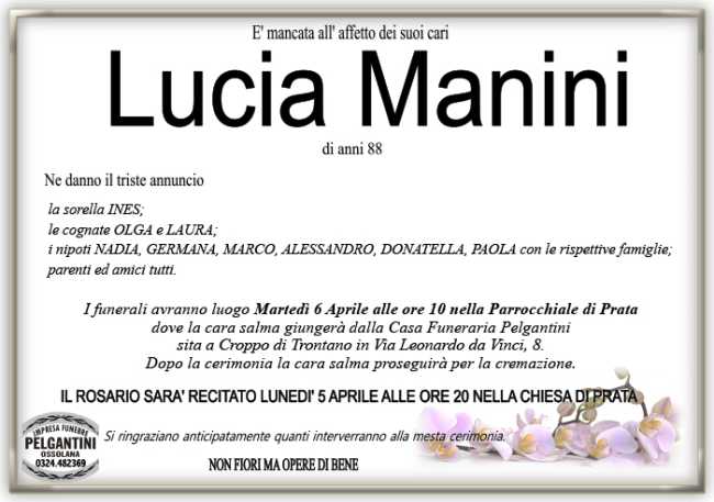 lucia MANINI