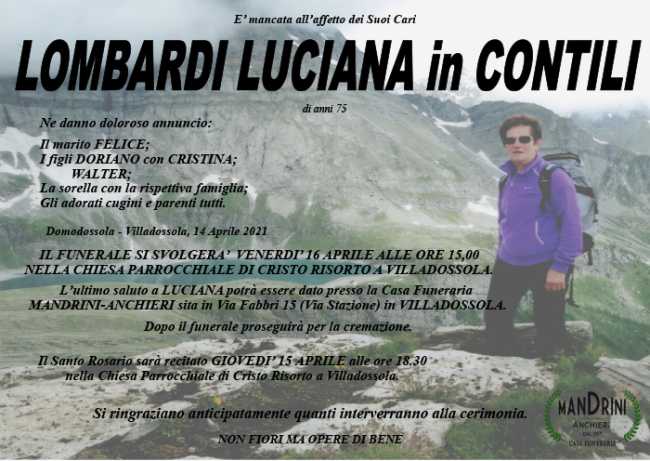 luciana FUNEBRE LOMBARDI